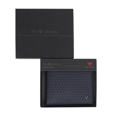 The Vertical Idaho Men's Global Coin Wallet Navy