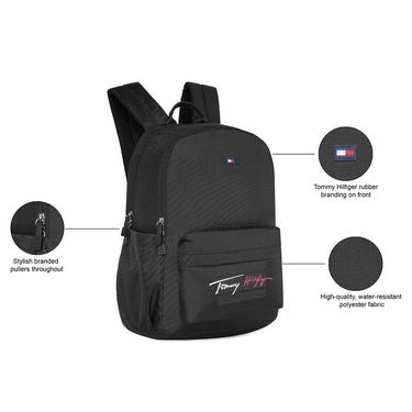 Tommy Hilfiger Clara Laptop Backpack Black