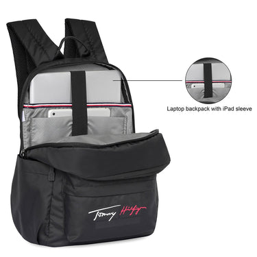 Tommy Hilfiger Clara Laptop Backpack Black
