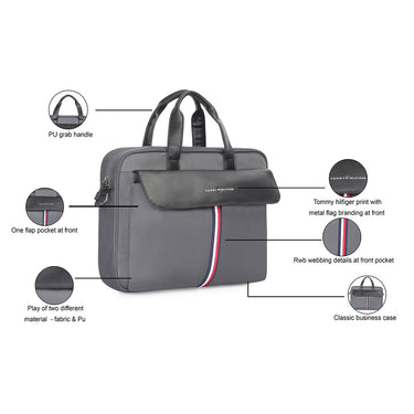 Tommy Hilfiger Vitreous Business Case Greyblack