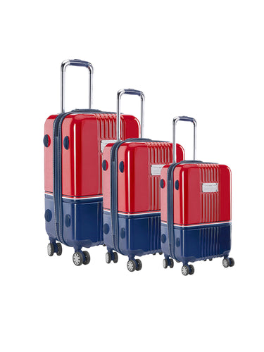 Tommy Hilfiger Twins Pro Hard Luggage Set of 3 (Cabin + Mid  + Cargo)