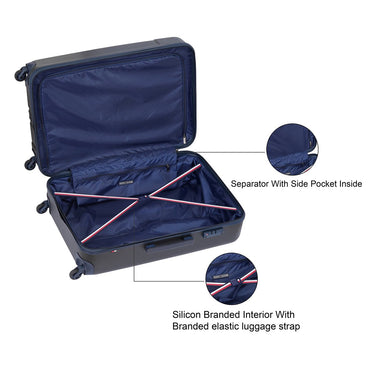 Tommy Hilfiger Wyoming Hard Luggage Black