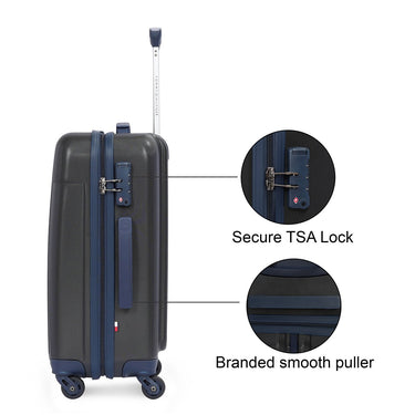 Tommy Hilfiger Wyoming Hard Luggage Black