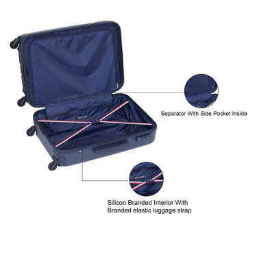 Tommy Hilfiger Wyoming Hard Luggage navy