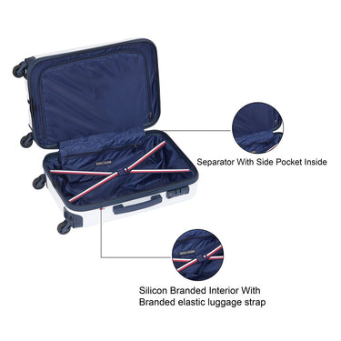 Tommy Hilfiger Wyoming Hard Luggage White