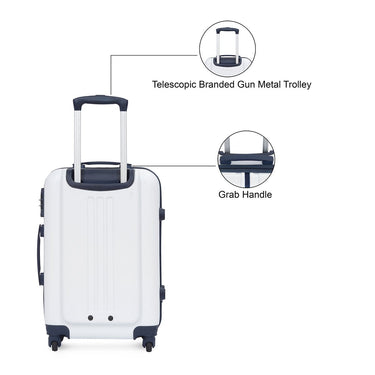 Tommy Hilfiger Wyoming Hard Luggage White