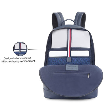 Tommy Hilfiger Buckingham Premium Laptop Backpack Navy
