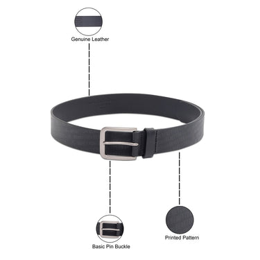 United Colors of Benetton Basilica Men's Non Reversible Belt Black