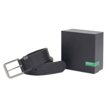 United Colors of Benetton Basilica Men's Non Reversible Belt Black