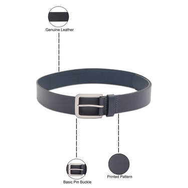 United Colors of Benetton Basilica Men's Non Reversible Belt Navy