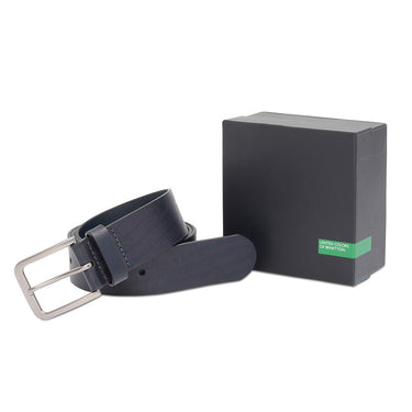 United Colors of Benetton Basilica Men's Non Reversible Belt Navy