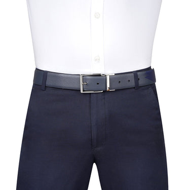 United Colors Of Benetton Lazio Men Reversible Belt Tan Navy