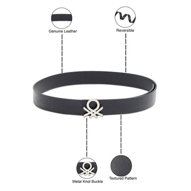 United Colors of Benetton Vicens Men's Reversible Belt Navy