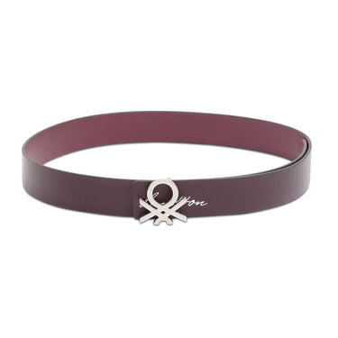 United Colors of Benetton Malaga Men's Reversible Belt Wine