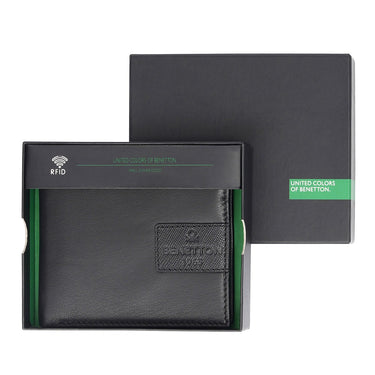 United Colors Of Benetton Jodeco Men's Global Coin Wallet Black
