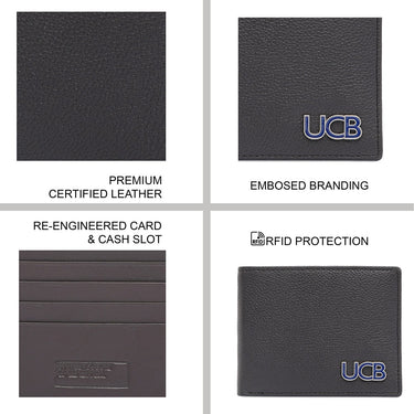 United Colors Of Benetton Maude Men's Passcase Wallet Brown