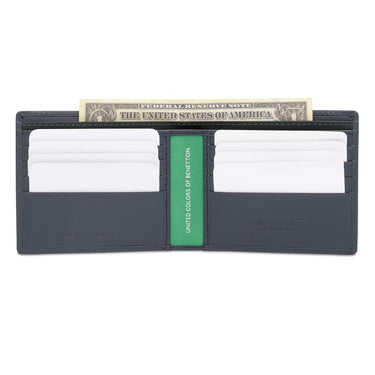 United Colors Of Benetton Rembla Men's Slimfold Wallet Navy