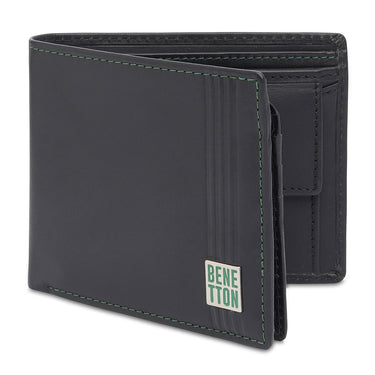 United Colors Of Benetton Rembla Men's Multicard Coin Wallet Black
