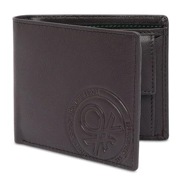 United Colors Of Benetton Serrat Men's Global Coin Wallet Brown