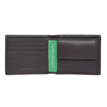 United Colors Of Benetton Serrat Men's Global Coin Wallet Brown