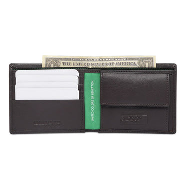 United Colors Of Benetton Serrat Men's Global Coin Wallet Brown