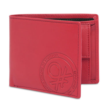 United Colors Of Benetton Serrat Men's Global Coin Wallet Red