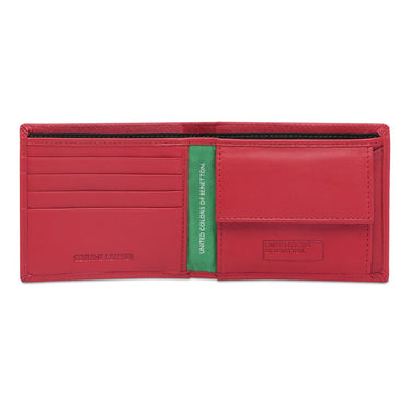 United Colors Of Benetton Serrat Men's Global Coin Wallet Red