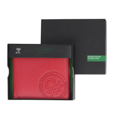 United Colors Of Benetton Serrat Men's Global Coin Wallet Red