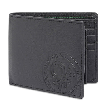 United Colors Of Benetton Serrat Men's Passcase Wallet Black