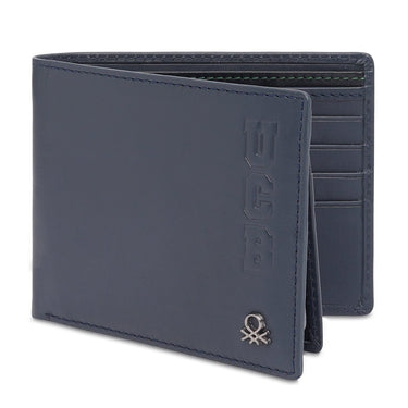 United Colors Of Benetton Wetherell Men's Passcase Wallet Navy