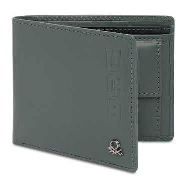 United Colors Of Benetton Wetherell Men's Global Coin Wallet Olive