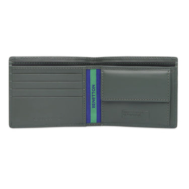 United Colors Of Benetton Wetherell Men's Global Coin Wallet Olive