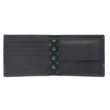 United Colors Of Benetton Broward Men's Global Coin Wallet Black