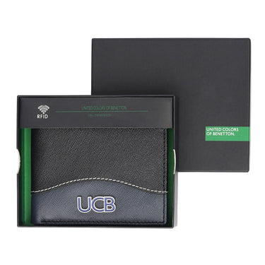 United Colors Of Benetton Broward Men's Global Coin Wallet Black