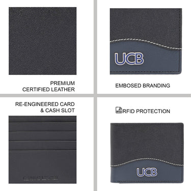 United Colors Of Benetton Broward Men's Global Coin Wallet Black