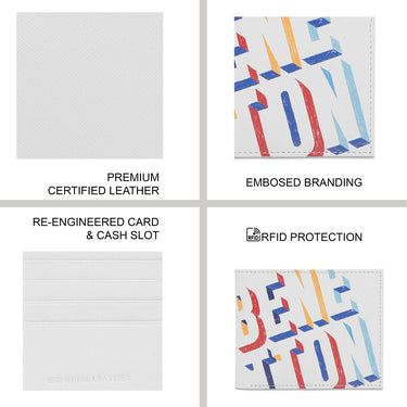 United Colors Of Benetton Almanor Men's Global Coin Wallet White