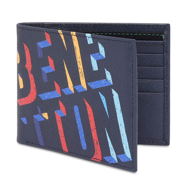 United Colors Of Benetton Almanor Men's Slimfold Wallet Navy