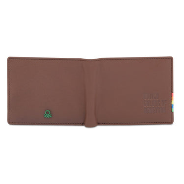 United Colors Of Benetton Kinman Men's Slimfold Wallet Tan