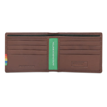 United Colors Of Benetton Kinman Men's Slimfold Wallet Tan