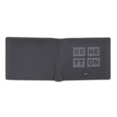 United Colors Of Benetton Stanley Men's Slimfold Wallet Black