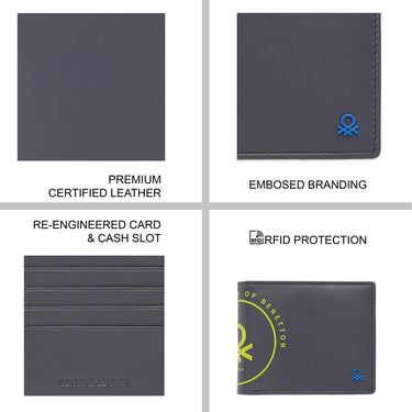 United Colors Of Benetton Tuxis Men's Global Coin Wallet Navy