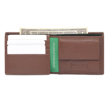 United Colors Of Benetton Tuxis Men's Multicard Coin Wallet Tan