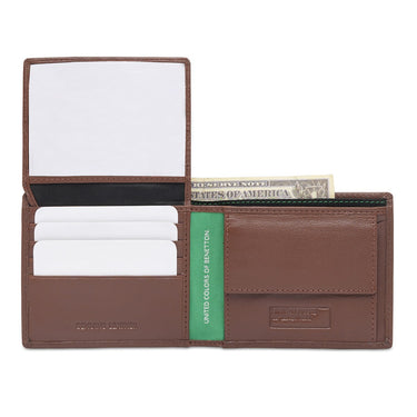 United Colors Of Benetton Tuxis Men's Multicard Coin Wallet Tan