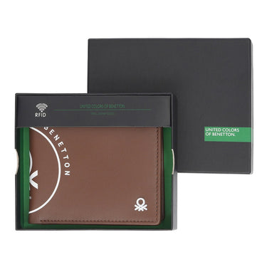 United Colors Of Benetton Tuxis Men's Multicard Coin Wallet Tan