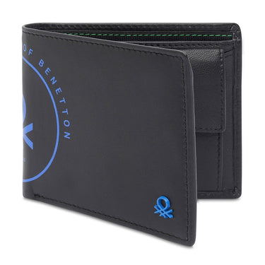 United Colors Of Benetton Tuxis Men's Global Coin Wallet Black