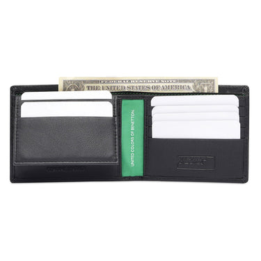 United Colors Of Benetton Owens Men's Passcase Wallet Black