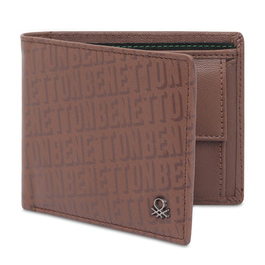 United Colors Of Benetton Owens Men's Global Coin Wallet Tan