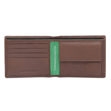 United Colors Of Benetton Owens Men's Global Coin Wallet Tan