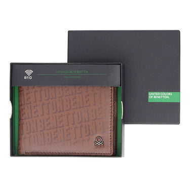 United Colors Of Benetton Owens Men's Global Coin Wallet Tan