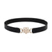 Tommy Hilfiger Yuki Womens Non Reversible Belt Black
